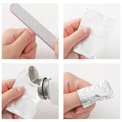 Nail Foil Wraps Gel Polish Remover Soak Off Wipes