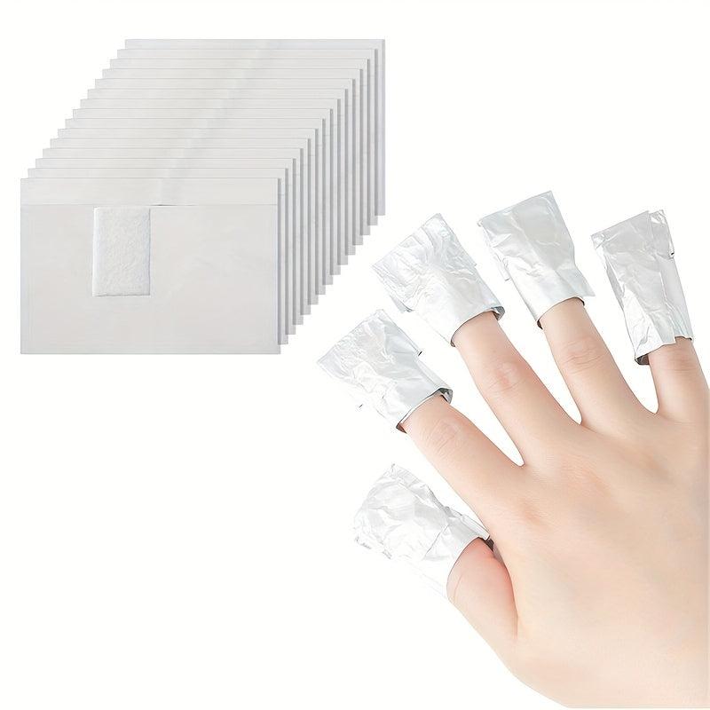 Nail Foil Wraps Gel Polish Remover Soak Off Wipes