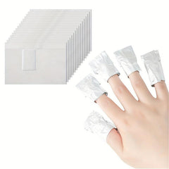 Nail Foil Wraps Gel Polish Remover Soak Off Wipes