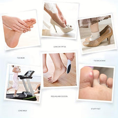 Silicone Gel Toe Caps for Big Toe, Bunion Protector, Toe Separators for Corns