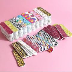 10Pcs Mini Nail Files Double Sided Boards Manicure Pedicure Tool