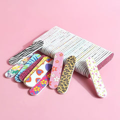 10Pcs Mini Nail Files Double Sided Boards Manicure Pedicure Tool