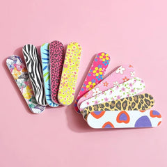 10Pcs Mini Nail Files Double Sided Boards Manicure Pedicure Tool