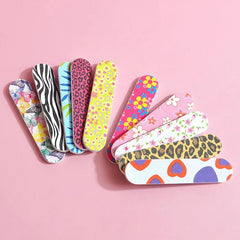 10Pcs Mini Nail Files Double Sided Boards Manicure Pedicure Tool