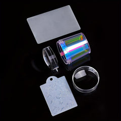 Nail Art Stamp And Scraper DIY Nail Tools DIY Manicure Print Tool