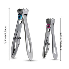 Stainless Steel Nail Clippers for Thick Nails - Manicure Fingernail Cutter