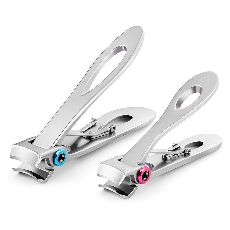 Stainless Steel Nail Clippers for Thick Nails - Manicure Fingernail Cutter