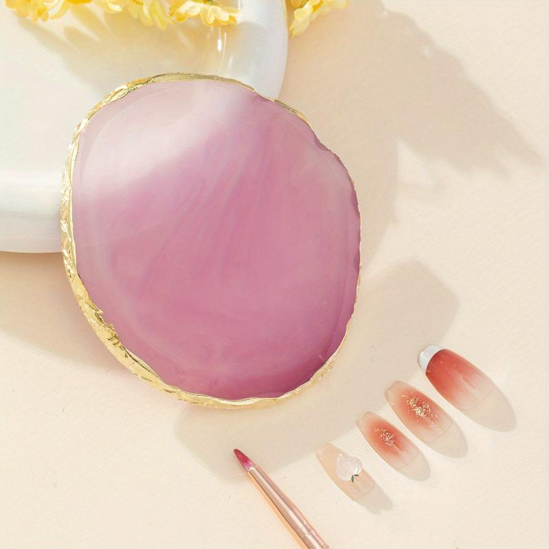 Resin Agate Nail Art Palette Mixing Palette Display Board