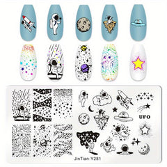 Stainless Steel Nail Stamping Plates - Unique Nail Art