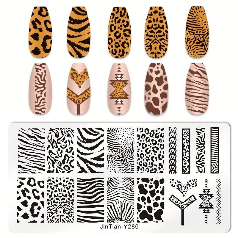 Stainless Steel Nail Stamping Plates - Unique Nail Art