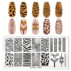 Stainless Steel Nail Stamping Plates - Unique Nail Art