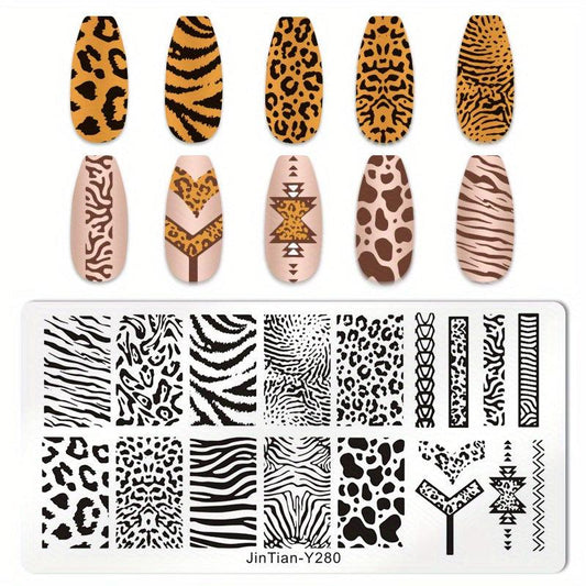 Stainless Steel Nail Stamping Plates - Unique Nail Art