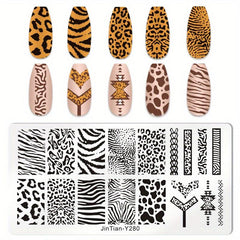 Stainless Steel Nail Stamping Plates - Unique Nail Art
