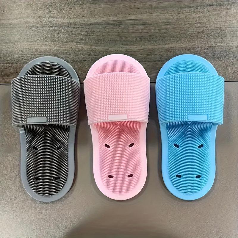 Silicone Shower Foot Scrubber Personal Foot Massager Non Slip Foot Scrubber