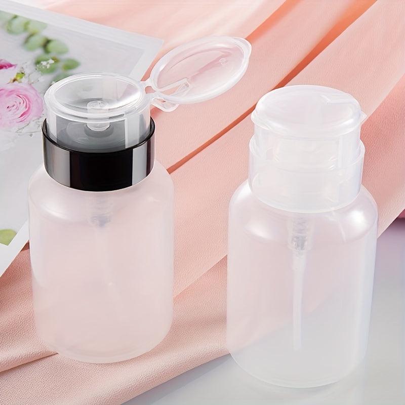 210ml Plastic Nail Polish Remover Pumping Bottle