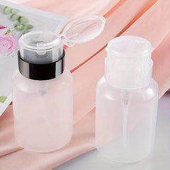 210ml Plastic Nail Polish Remover Pumping Bottle