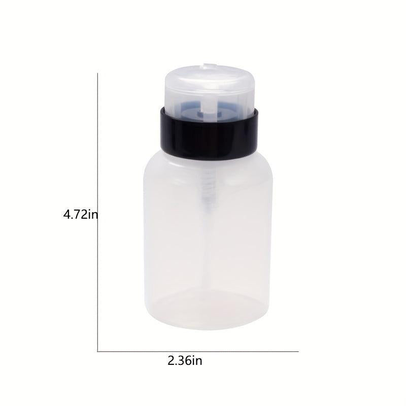 210ml Plastic Nail Polish Remover Pumping Bottle