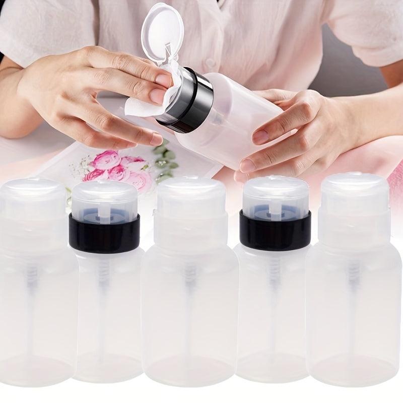 210ml Plastic Nail Polish Remover Pumping Bottle