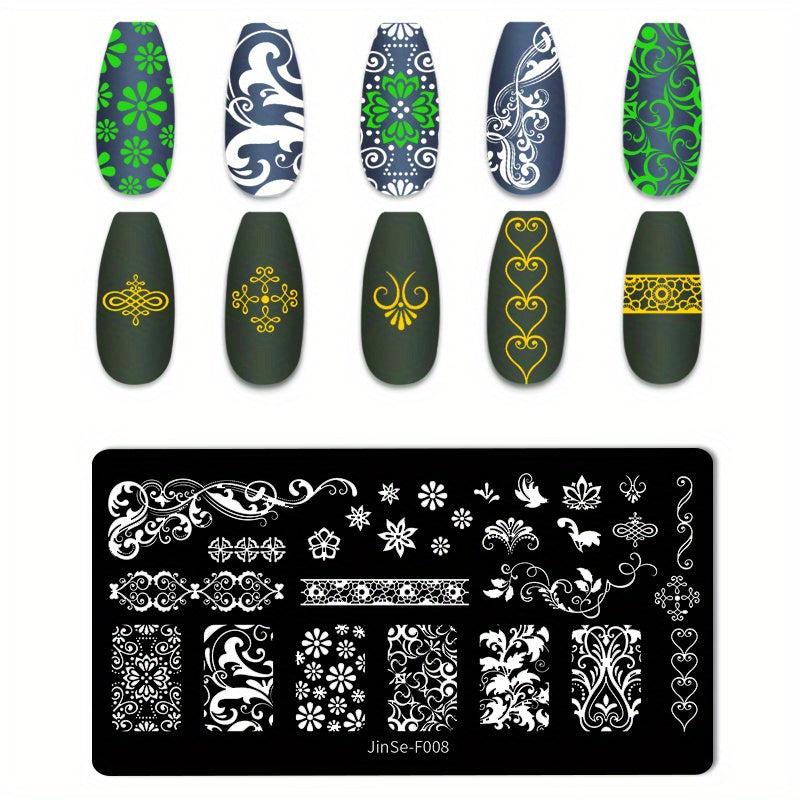 Innovative Stainless Steel Nail Stamping Plates for Creative Nail Art