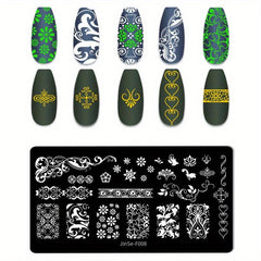 Innovative Stainless Steel Nail Stamping Plates for Creative Nail Art