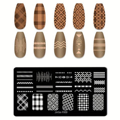 Innovative Stainless Steel Nail Stamping Plates for Creative Nail Art
