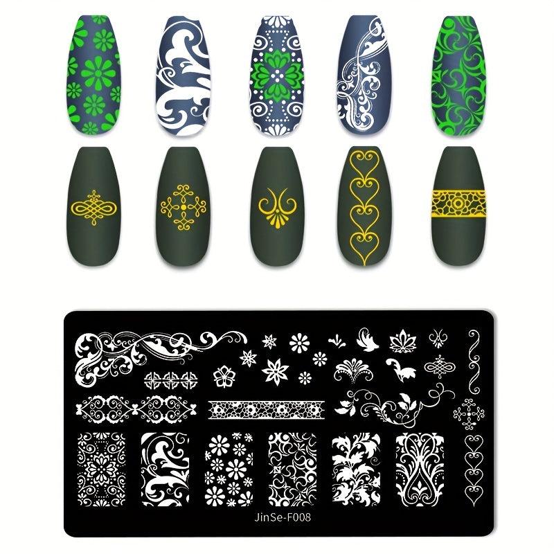 Innovative Stainless Steel Nail Stamping Plates for Creative Nail Art