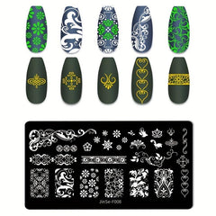 Innovative Stainless Steel Nail Stamping Plates for Creative Nail Art