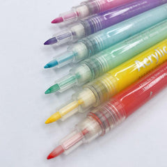 6 pcs 3D Painted Nail Art Pen Set for Drawing Dotting Flower DIY Gel Polish