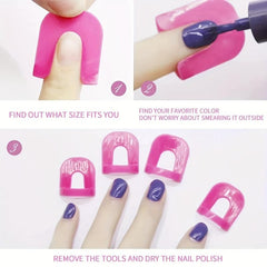 26pcs Spill Proof Nail Polish Protector for French Stickers
