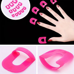 26pcs Spill Proof Nail Polish Protector for French Stickers