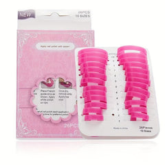 26pcs Spill Proof Nail Polish Protector for French Stickers