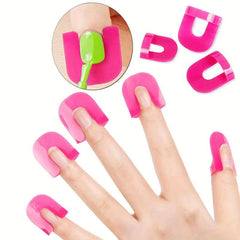26pcs Spill Proof Nail Polish Protector for French Stickers