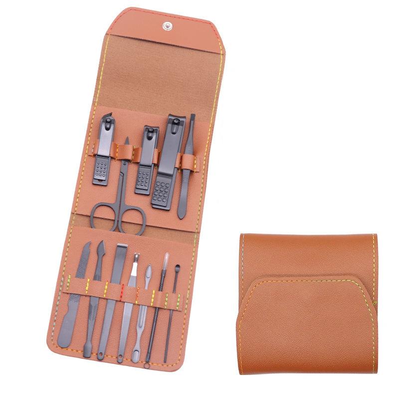 Professional Mani Pedi Set with Stainless Steel Nail Clippers and Scissors