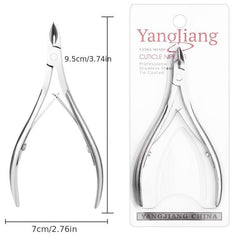 Stainless Steel Cuticle Nippers Dead Skin Remover Scissors for Pedicure