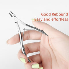Stainless Steel Cuticle Nippers Dead Skin Remover Scissors for Pedicure