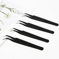 Curved & Straight Tweezers Nail Art Tools