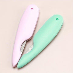 Metal Folding Nail File Stainless Steel Double Sided Professional Tool
