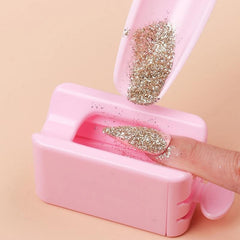 Nail Glitter Powder Storage Box Nail Art Glittering Powder Recycling Box