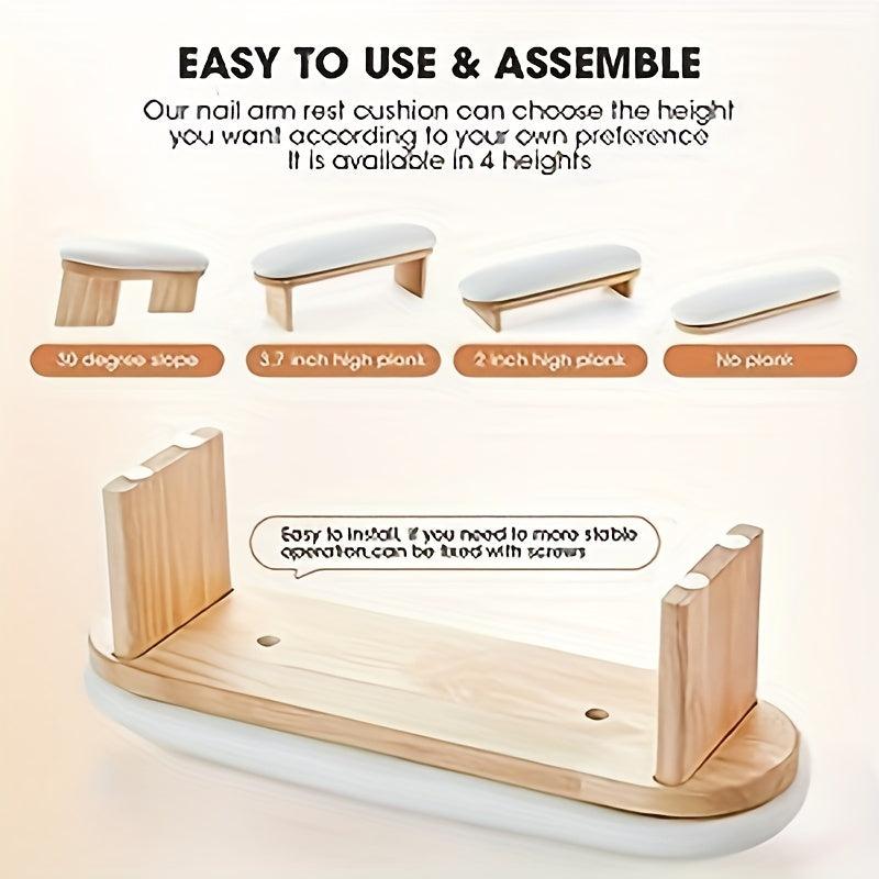 Adjustable Height Nail Arm Rest for Nails