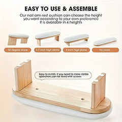Adjustable Height Nail Arm Rest for Nails