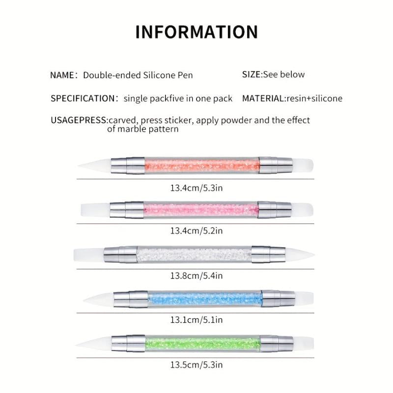 Silicone Pen Hollowed Out Gradient Rendering Engraving Pen