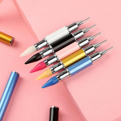 Rhinestone Picker Dotting Pen Nail Dotting Tool Wax Pen for DIY Nail Art