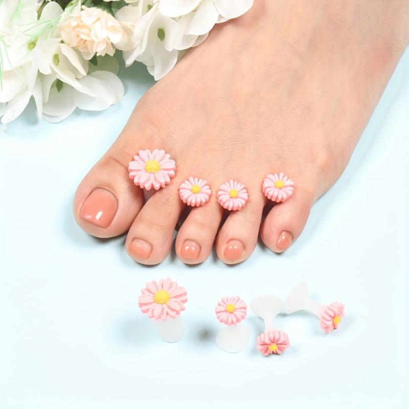Daisy Flower Silicone Toe Separators Spacers Spreaders Cushions Toes Dividers