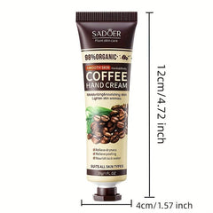 Moisturizing Coffee Hand Cream for Dry Hands