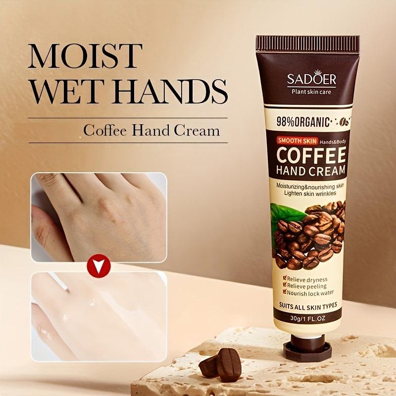 Moisturizing Coffee Hand Cream for Dry Hands