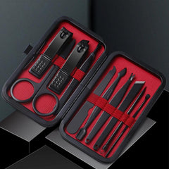 10-Piece Manicure and Pedicure Grooming Kit with Tools and Scissors