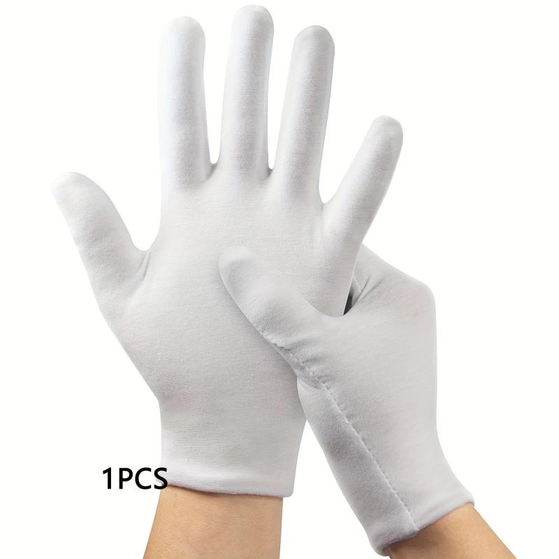 10 Pairs Moisturizing Gloves for Dry Hands Eczema Washable Cotton Gloves