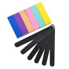 Nail File Nail Art Manicure Pedicure Tools Set Nail Polish Sponge Bar