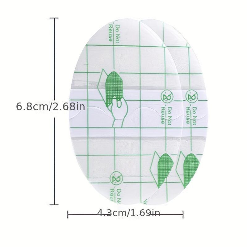 20pcs Invisible Protective Stickers for High Heels Waterproof Self adhesive