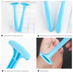2 Pcs Professional Foot File Callus Remover Foot Scraper for Hard Dead Skin